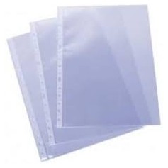 Esselte Pack de 100 Fundas Multitaladro Portadocumentos Formato A4 60 Micras - 16 Taladros - Transparente Acabado Piel de Naranj