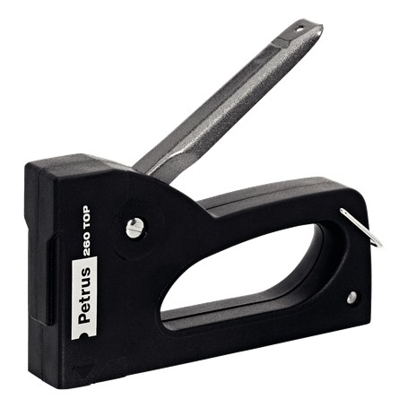 Petrus 260 Top Clavadora/Grapadora - Para Grapas 530/4-6-8mm - Carga Posterior - Colores Surtidos