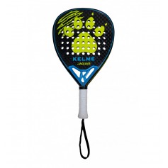 Kelme Jaguar Pala de Padel - Forma Lagrima - Marco y Cara 100% Carbono - Nucleo Black Eva Soft Ultra
