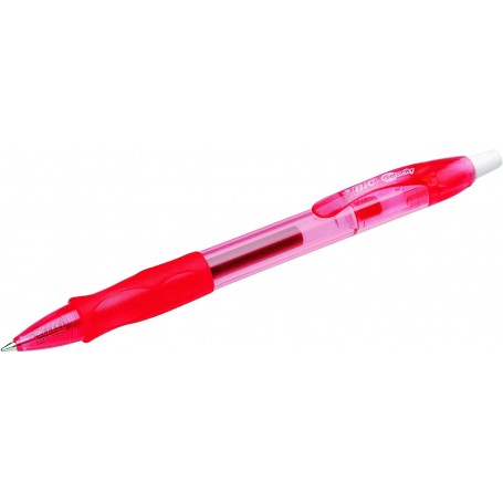 Bic Gel-ocity Original Boligrafo de Tinta Gel Retractil - Punta Media de 0.7mm - Recargable - Grip de Goma - Clip de Plastico - 