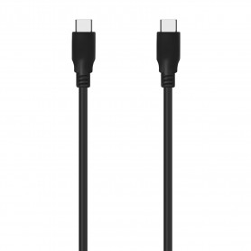 Aisens Cable USB 3.2 GEN2X2 20GBPS 8K@30Hz 5A 100W E-Marker - Tipo USB-C/M-USB-C/M - 1.0m - Color Negro
