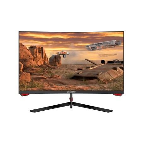 Dahua Monitor Gaming 27" LED VA Curvo 1500R FullHD 1080p 165Hz - Respuesta 1ms - Angulo de Vision 178º - 16:9 - HDMI, DisplayPor