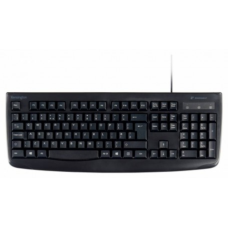 Kensington PRO Fit Teclado USB Lavable Resistente y Conectividad Fiable - Diseño Robusto y Tamaño Normal - Compatible con Window