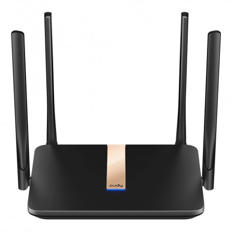 Cudy LT500D Router WiFi AC1200 4G LTE Doble Banda - 1x Puerto Wan 10/100Mbps y 3x Puertos Lan 10/100Mbps - 2x Antenas WiFi y 2x 