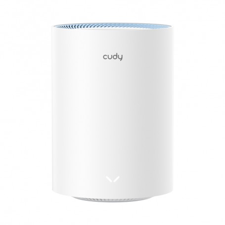 Cudy M1200 Sistema WiFi Mesh AC1200 Dual Band - 867Mbps en 5GHz, 300Mbps en 2,4GHz - 1x Puerto LAN 10/100Mbps, 1x Puerto WAN 10/