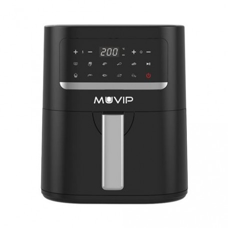 Muvip Freidora Aire Caliente 4.5L 1600W Pantalla Tactil - 10 Programas Preestablecidos - Cocina con 80% Menos Grasa - Olla Antia