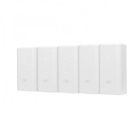 Ubiquiti POE-24-24W Pack de 5 Adaptadores e Inyector PoE 24V 24W