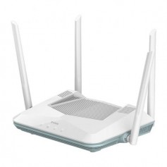D-Link Eagle Pro AI AX3200 WiFi 6 Smart Router Doble Banda - Hasta 2402Mbps - 4 Puertos LAN 10/100/1000 Mbps y 1 Puerto LAN 10/1