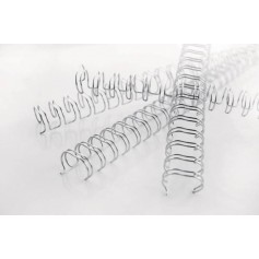 GBC Wirebind Encuadernacion de Alambre 3:1 No.4, 6mm - A4 Negro (100) - Negro Profesional