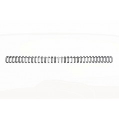 GBC Wirebind Encuadernacion de Alambre 3:1 No.5, 8mm - A4 Negro (100) - Duraderas - Proteccion de Espaciado de Precision - Const