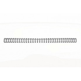 GBC Wirebind Encuadernacion de Alambre 9.5mm - A4 Negro (100) - Profesional Duradero Flexible - Color Negro