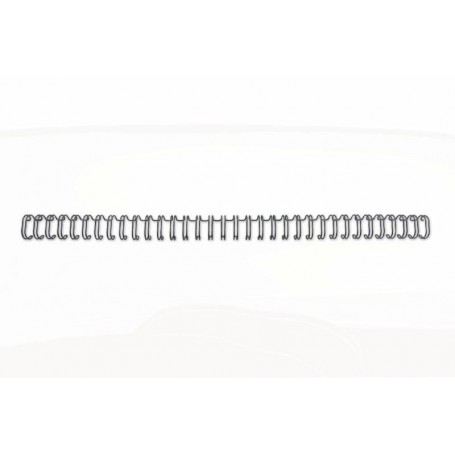GBC Wirebind Encuadernacion de Alambre 9.5mm - A4 Negro (100) - Profesional Duradero Flexible - Color Negro