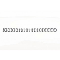 GBC Wirebind Encuadernacion de Alambre 9.5mm - A4 Negro (100) - Profesional Duradero Flexible - Color Negro