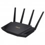 Asus RT-AX58U V2 Router AX 3000 WiFi 6 Dual Band - Velocidad Combinada de unos 3000Mbps - 4 Puertos RJ45 LAN, 1 Puerto RJ45 WAN 
