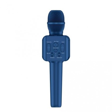 XO Microfono con Altavoz Bluetooth Incorporado - Dimensiones 90x90x290mm - Bluetooth 50 - Admite Reproduccion Desde Bluetooth, U