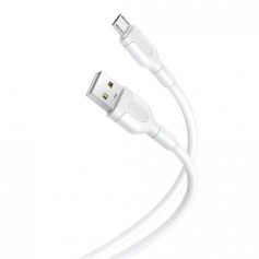 XO Cable de Carga y Transmision de Datos - Longitud 1m - Conector Micro USB - Silicona Suave y Duradera - Alta Velocidad 5V, 21A