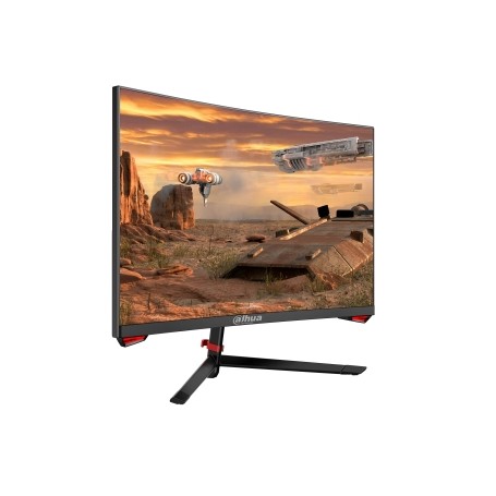 Dahua Monitor 23.6" LED VA Curvo 1500R FullHD 1080p 165Hz - Respuesta 1ms - Angulo de Vision 178º - 16:9 - HDMI, DisplayPort - V