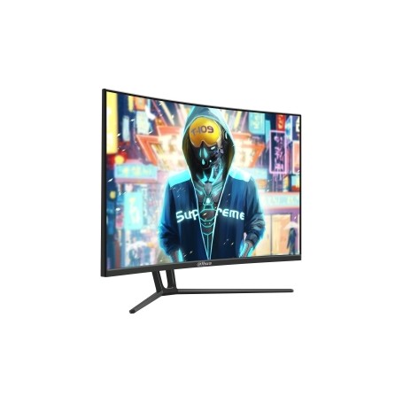 Dahua Monitor Gaming 31.5" LED VA Curvo 1500R FullHD 1080p 165Hz - Respuesta 1ms - Angulo de Vision 178º - 16:9 - HDMI, DisplayP