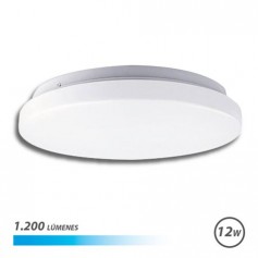 Elbat Aplique LED Techo Redondo 12W Luz Fria