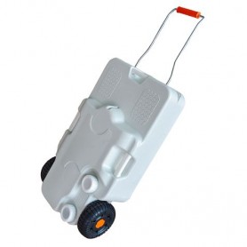 Muvip Carro Portatil para Acampadas - Material de Polietileno de Alta Calidad - Capacidad de 30 Litros - Compatible con Inodoros