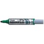 Pentel Maxiflo Rotulador para Pizarra Blanca - Regulacion del Flujo de Tinta - Punta Redonda - Ancho de Linea 2,5mm - 50% de Mat
