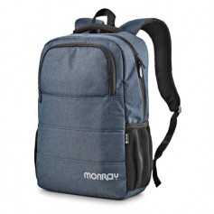 NGS Sacks Charter Mochila para Portatil hasta 15.6" - Suave Acolchado Interno - Bolsillo Central y Laterales - Tirantes Acolchad