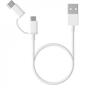 Xiaomi Cable USB-A a MicroUSB con Adaptador a USB-C 30cm