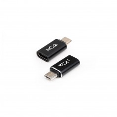 Nanocable Adaptador Micro USB/M A USB-C/H - Color Negro