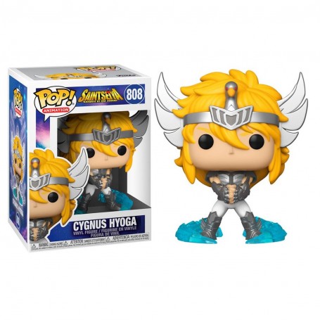 Funko Pop Animacion Caballeros del Zodiaco Saint Seiya Cygnus Hyoga - Figura de Vinilo - Altura 9cm aprox.