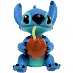 Enesco Disney Lilo & Stitch Stitch con Coco - Figura de Coleccion - Fabricada en Resina - Tallado y Pintado a Mano