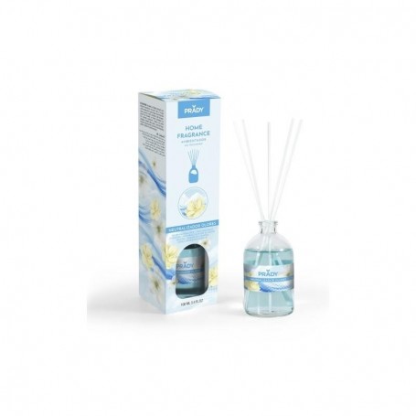 Prady Ambientador Mikado Neutralizador de Olores - Frasco de Cristal 100ml y Varitas Difusoras