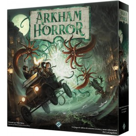 Arkham Horror 3ª Edicion Juego de Tablero - Tematica Terror - De 1 a 6 Jugadores - A partir de 14 Años - Duracion 180min. aprox.