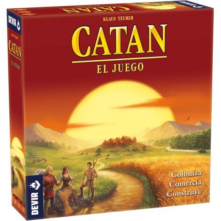 Los Colonos de Catan Juego de Tablero - Tematica Colonizar/Comercio - De 3 a 4 Jugadores - A partir de 10 Años - Duracion 75min
