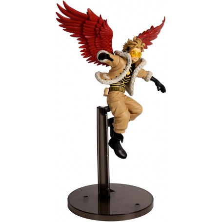 Banpresto My Hero Academia The Amazing Heroes Vol. 24 Hawks - Figura de Coleccion - Altura 14cm con Soporte 28cm aprox. - Fabric