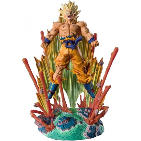 Tamashii Nations Figuarts Zero Extra Battle Dragon Ball Z Super Saiyan Goku - Figura de Coleccion - Altura 27cm aprox. - Fabrica
