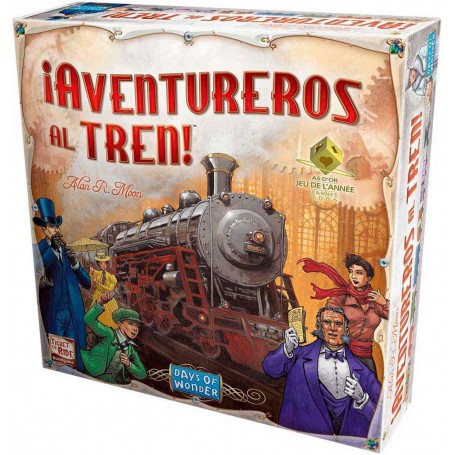 ¡Aventureros al Tren! Juego de Tablero - Tematica Trenes - De 2 a 5 Jugadores - A partir de 8 Años - Duracion 30-60min. aprox.