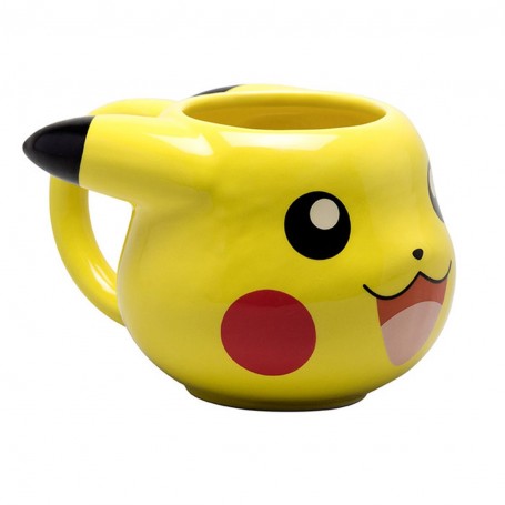 Abysse Nintendo Taza 3D Pikachu - Capacidad 475ml - Material Ceramica