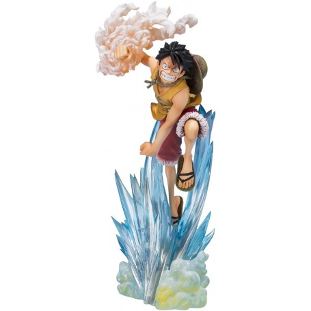 Tamashii Nations Figuarts Zero One Piece Monkey D Luffy Brother's Bond - Figura de Coleccion - Altura 14.5cm aprox. - Fabricada 