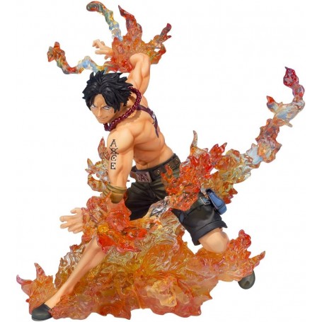Tamashii Nations Figuarts Zero One Piece D. Ace Portgas Brother's Bond - Figura de Coleccion - Altura 15.5cm aprox. - Fabricada 