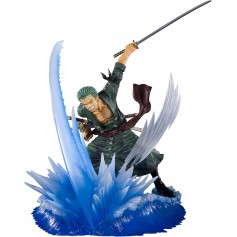 Tamashii Nations Figuarts Zero One Piece Roronoa Zoro en Postura "Yakkodori" - Figura de Coleccion - Altura 15.5cm aprox. - Fabr