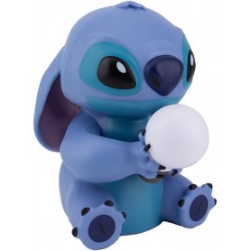 Paladone Disney Lampara 3D Disney Stitch - Fabricada en PVC - Alimentacion con Pilas - Tamaño 15cm de Altura aprox.