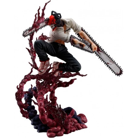 Tamashii Nations Figuarts Zero Chainsaw Man Chainsaw Man modo Batalla contra Bat Devil - Figura de Coleccion - Altura 21cm aprox