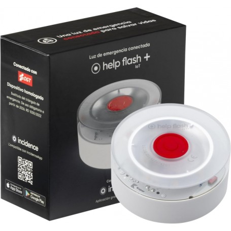 Help Flash IoT+ Baliza de Señalizacion de Emergencia V16 Conectada con DGT - Proteccion IP54 - Datos hasta Enero 2038