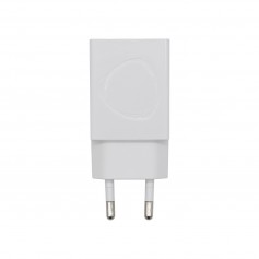 Aisens Cargador GaN Ultra Delgado 30W - 2xUSB-C PD3.0 QC4.0 - Color Blanco