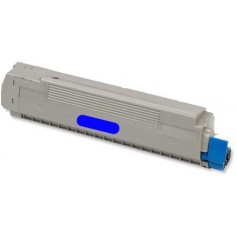 OKI C8600C y C8800C Cyan Tóner sustituto, reemplaza al Oki 43487711