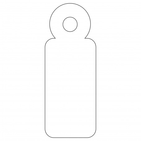 Apli Etiquetas Colgantes Blancas 11 x 29mm 1.000 U.