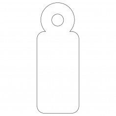 Apli Etiquetas Colgantes Blancas 11 x 29mm 1.000 U.