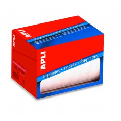 Apli Rollo Etiquetas Blancas Permanentes 34.0 x 67.0mm