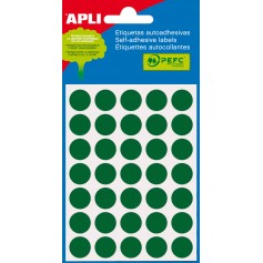 Apli Etiquetas Minibolsa Verdes Ø 13.0mm 5 Hojas