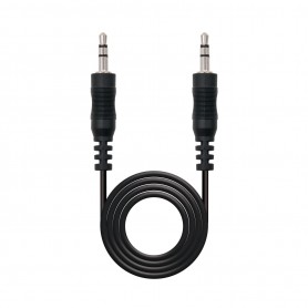 Nanocable Cable Audio Estereo Jack 3.5mm Macho a Jack 3.5mm Macho 10m - Color Negro
